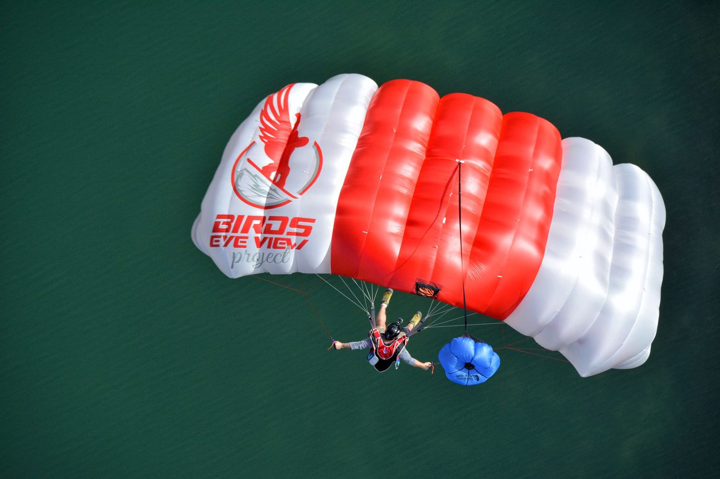 The Legacy Jump — BEVP canopy over the water